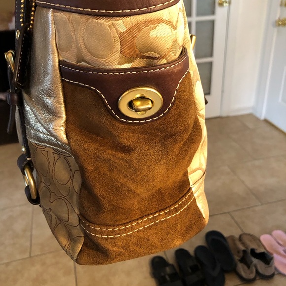 Vintage Coach Patchwork Tote Bag 👜 FOCQ-10388 PLEASE READ ALL - Picture 12 of 16